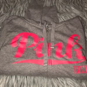 Victoria secret pink zip up hoodie